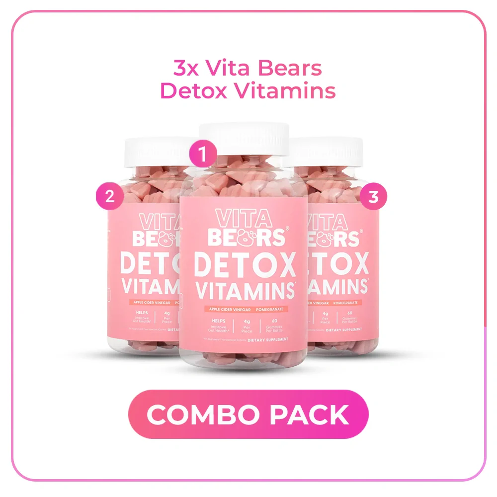 Vita Bears Detox Vitamins Combo Pack
