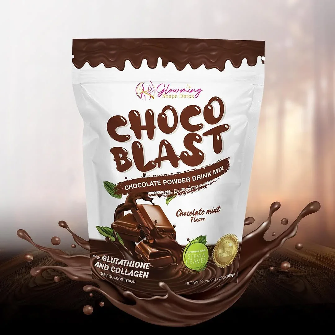 Glowing Shape Choco Blast Chocolate Powder Drink Mix – 200g (10 sachets x 20g)